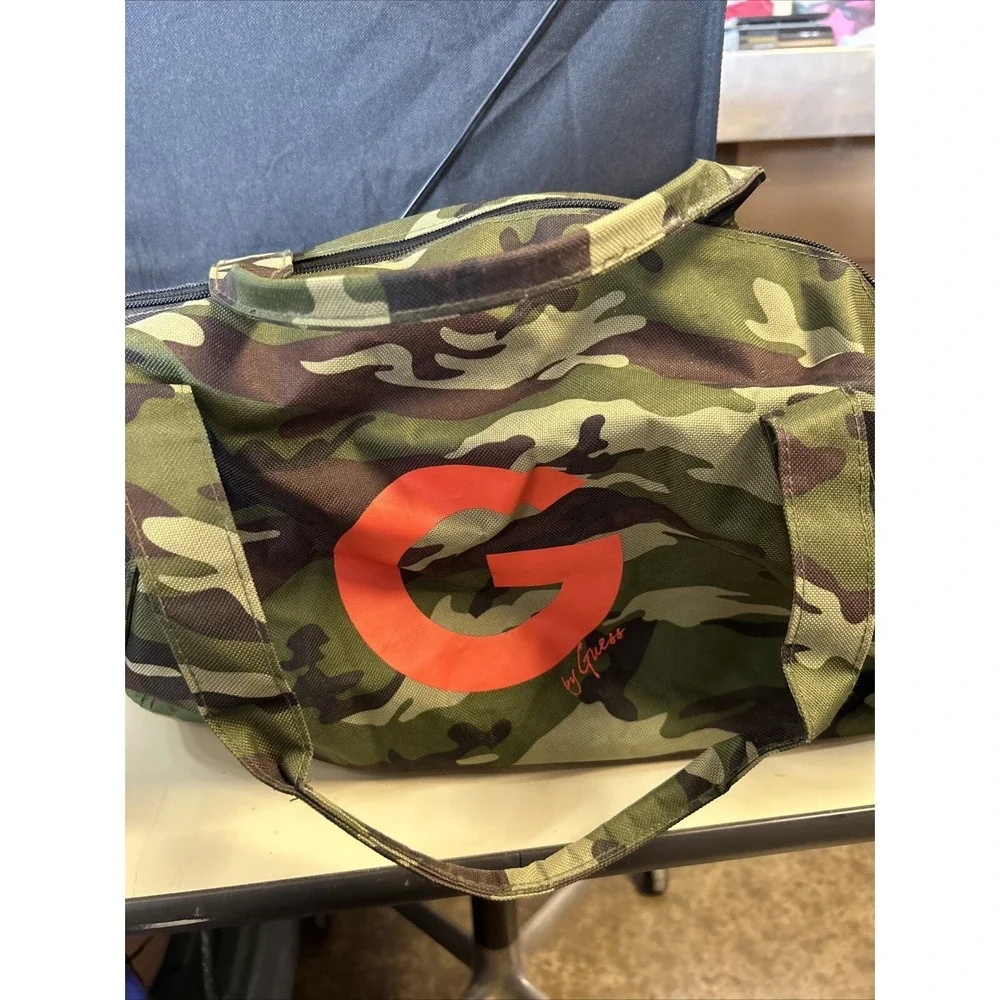 Vintage G by Guess Camouflage Duffle Bag 16